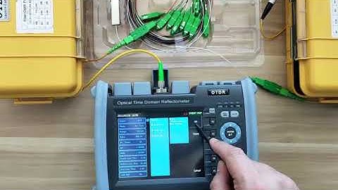 MAY600-P38 1625nm 38dB PON OTDR tests 1*16 PLC Splitter