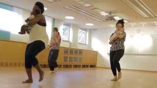 Dance exercise with my baby - Could you be loved -Bob Marley