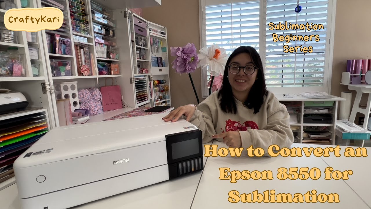How to Convert an Epson EcoTank 8550 for Sublimation