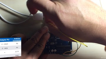 Arduino Tutorial: Pan Tilt Assembly Control   Part 1   Hacking a Wii Nunchuk