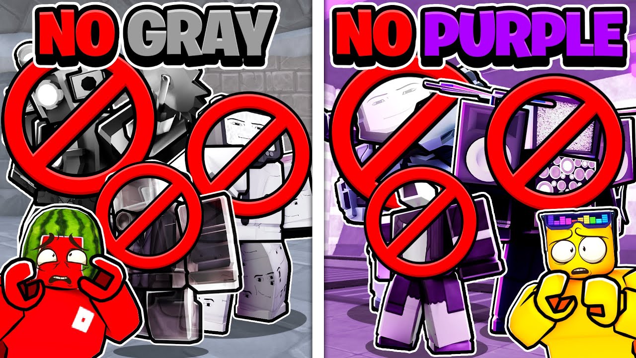 Toilet Tower Defense But YOU CANT TOUCH THE COLOR