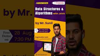 Data Structures and Algorithms with JAVA | NareshIT  #software