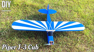 Rc Plane Flying Piper j3 cub