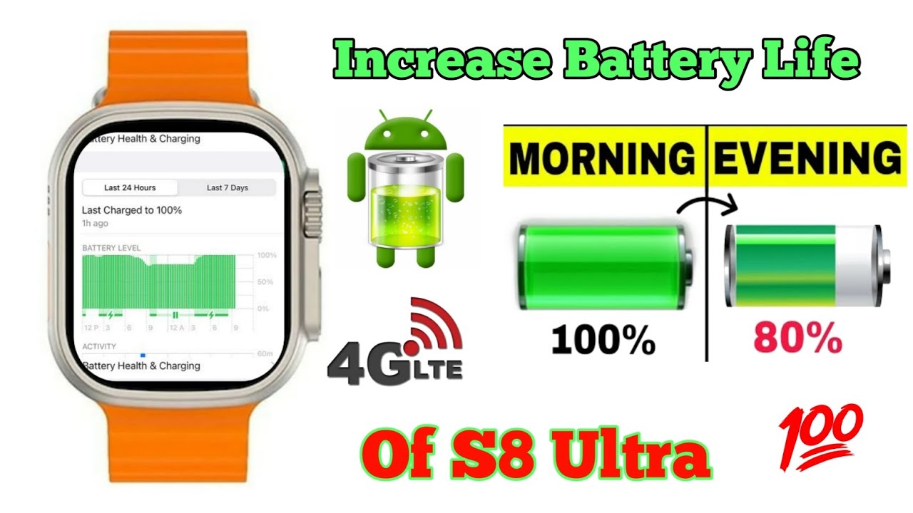 How To Increase Battery Backup Of S8 Ultra Smartwatch Increase