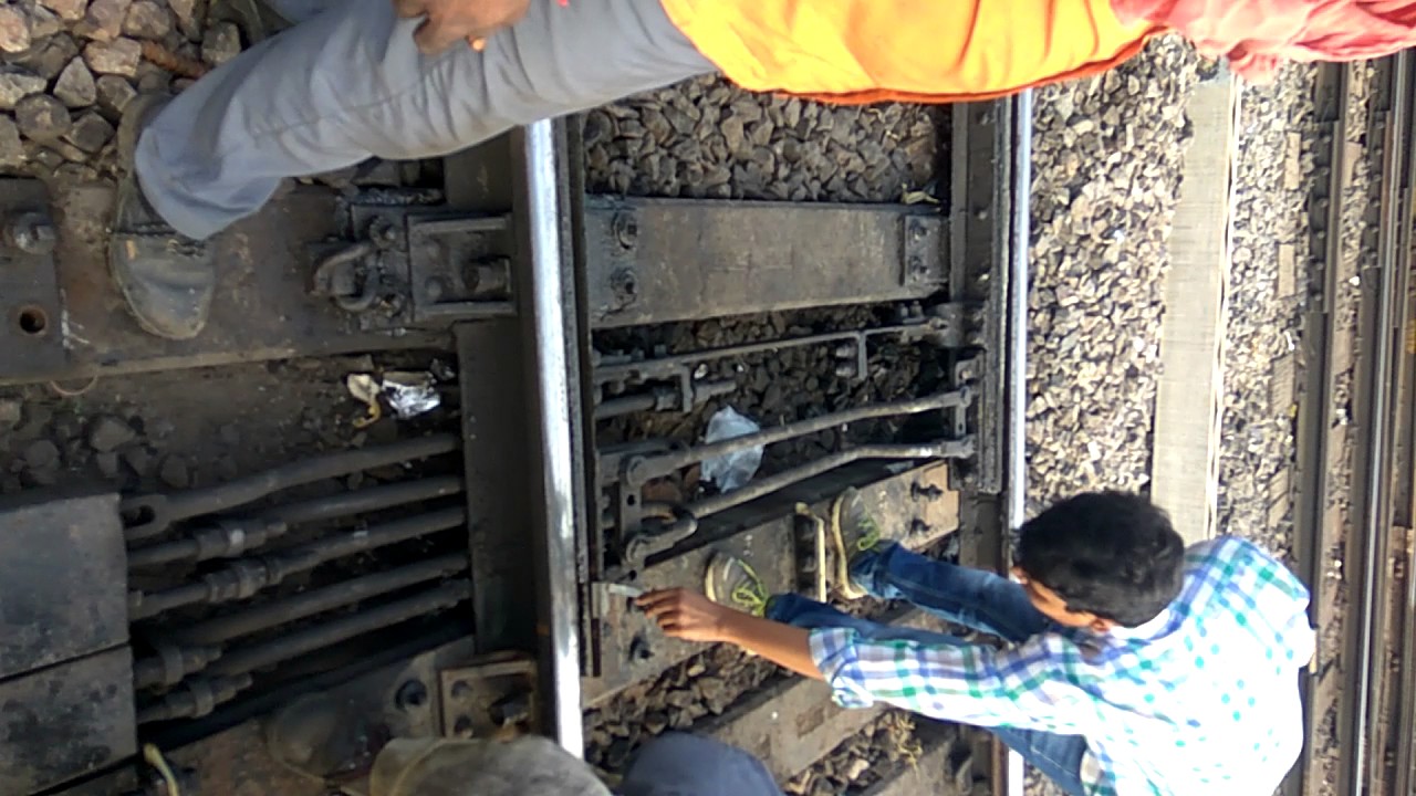 How train changes track changing motor point YouTube