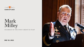 Gen. Mark A. Milley speaks at Princeton