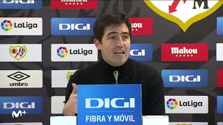 Rueda de prensa Rayo Vallecano vs Athletic Club