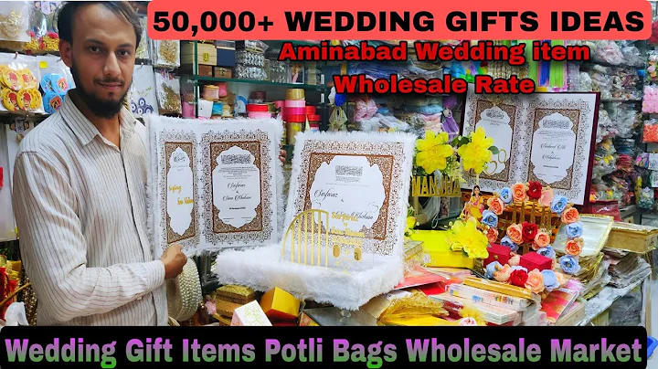 Wedding Decoration Wholesale Market | engagement ring platter | Aminabad Market 