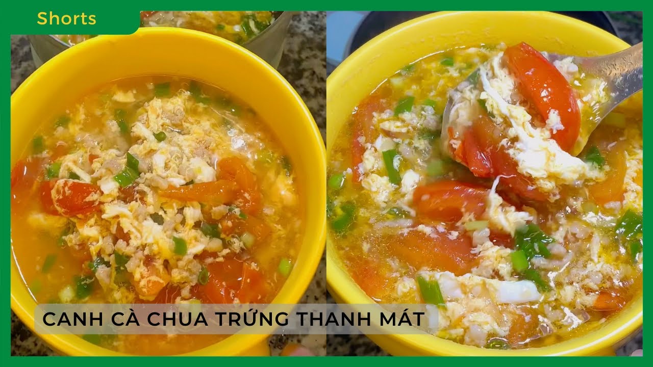 Hướng dẫn Cách nấu canh cà chua trứng – CANH CÀ CHUA TRỨNG ngon ngọt, KHÔNG TANH – Bách hoá XANH