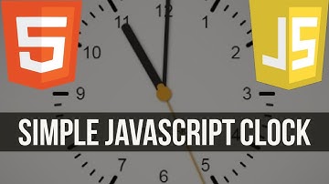 Simple Digital Clock using Pure JavaScript in HTML || Tutorial