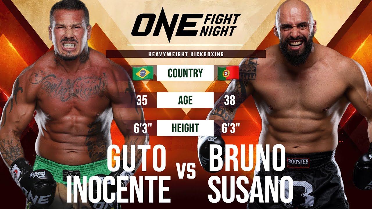 Scary HEAVYWEIGHT Spinning Kick 😱 Guto Inconte vs. Bruno Susano