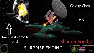 Galaxy Class VS Klingon Vorcha | Epic Ending | 2 Battles | Star Trek Bridge Commander | Viewer Reque