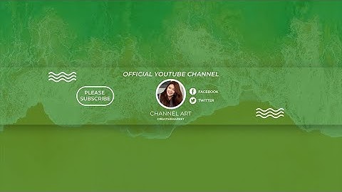 How to Create Clean & Modern Youtube Channel Art Banners vol.1 - #Photoshop Tutorials