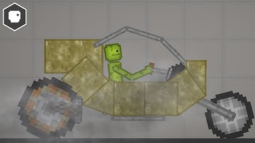 How to Make a simple racing car in melon playground | People Playground | Kselebox