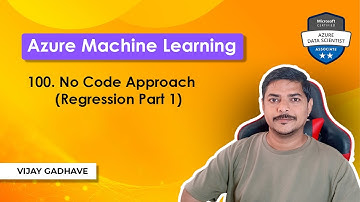 100. AutoML: No Code Approach (Regression Part 1) | Azure ML | DP-100 Exam Prep