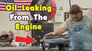 EASY FIX - Oil Leaks From Engine (Briggs & Stratton 26HP 44 cu inch)