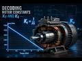 EV Motor Kt and Ke Constants