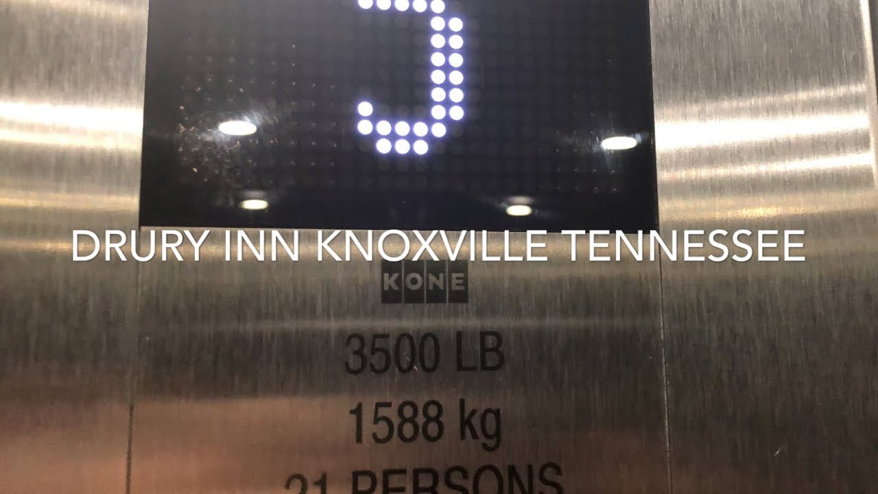 Newer KONE Elevators at the Drury Inn in Knoxville Tennessee YouTube