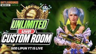 BGMI LIVE CUSTOM ROOM || Custom Rooms || PUBG LIVE CUSTOM ROOMS #bgmilive #bgmicustomroom #custom