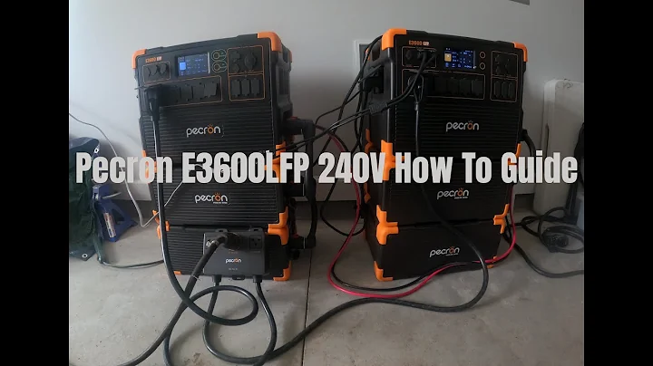 Pecron E3600LFP 240v How To Guide