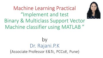 Expt 6 and  7 Implement and test Binary and Multiclass SVM classifier.