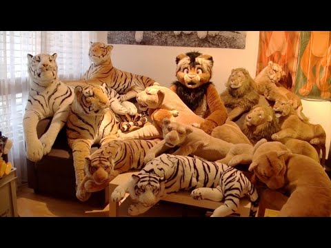 big tiger stuffed animal