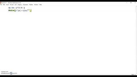 Mathematica Clip 1 Separabale Euqation