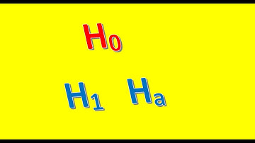 How to write Null and Alternative Hypotheses H0, H1 / Ha