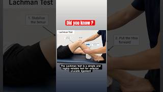 Lachhman Test for ACL injury