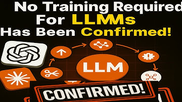No Training Required For LLMs Has Been Confirmed!
