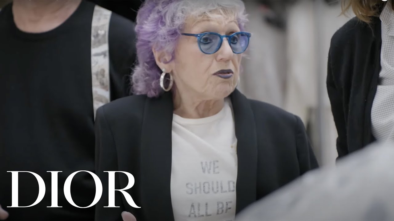 Dior x Judy Chicago couture collaboration