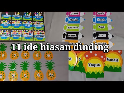 Video: Hiasan dinding hiasan