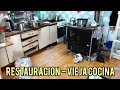 mira como logramos arreglar esta vieja cocina