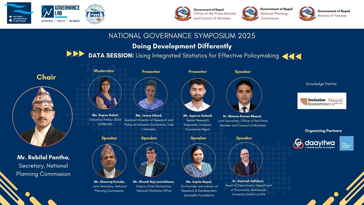 𝐔𝐬𝐢𝐧𝐠 𝐈𝐧𝐭𝐞𝐠𝐫𝐚𝐭𝐞𝐝 𝐒𝐭𝐚𝐭𝐢𝐬𝐭𝐢𝐜𝐬 𝐟𝐨𝐫 𝐄𝐟𝐟𝐞𝐜𝐭𝐢𝐯𝐞 𝐏𝐨𝐥𝐢𝐜𝐲𝐦𝐚𝐤𝐢𝐧𝐠   | 𝗡𝗮𝘁𝗶𝗼𝗻𝗮𝗹 𝗚𝗼𝘃𝗲𝗿𝗻𝗮𝗻𝗰𝗲 𝗦𝘆𝗺𝗽𝗼𝘀𝗶𝘂𝗺 𝟮𝟬𝟮𝟱