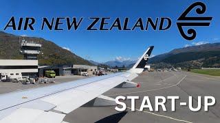 A320 pushback and start-up at Queenstown