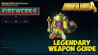 Borderlands 4 - Firewerks (BEST SHIELD IN THE GAME) (Legendary Weapon/Gear Guide)