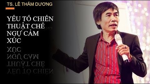 TRÍ TUỆ CẢM XÚC - QUYẾT ĐỊNH THÀNH CÔNG | 06. YẾU TỐ CHIẾN THUẬT CHẾ NGỰ CẢM XÚC | TS LÊ THẨM DƯƠNG