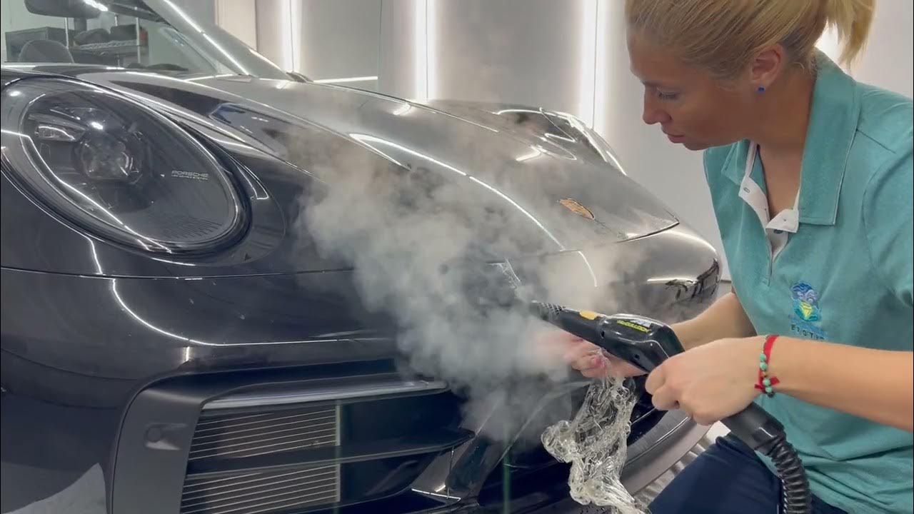 PPF Porsche removal. How to properly remove Paint Protection Film