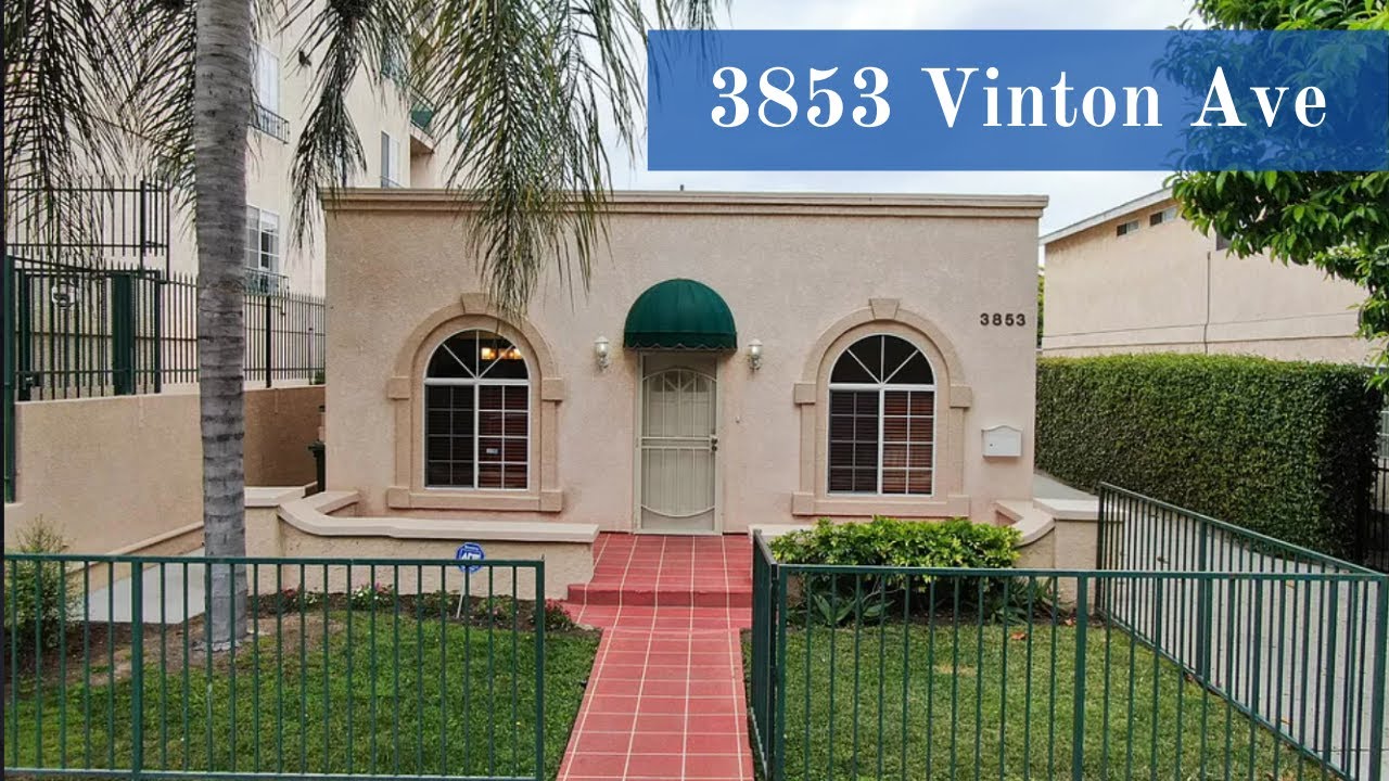 3853 Vinton Ave, Culver City YouTube
