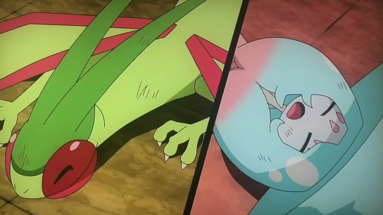 ポケットモンスター 第１１３話 ゴウ フライゴン シゲル ブリムオン Vs レジエレキ レジドラゴ Youtube