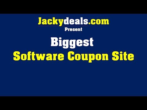 Software Coupon Promo Codes and Daily Deals