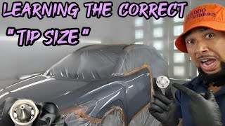 How to determine the BEST tip size for a " Perfect Finish " real life is different than social media