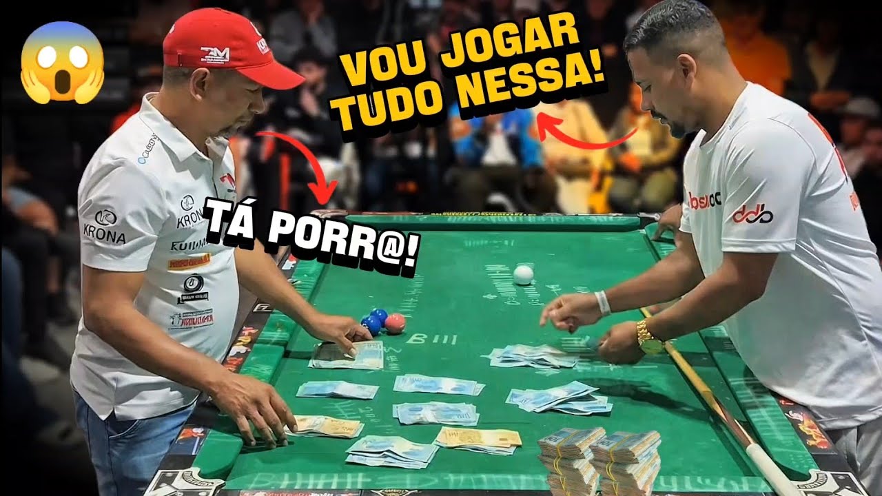 R$ 30MIL 😱🔥 - O BAIANINHO DE MAUÁ FOI DESAFIADO PELO NEGO WALISON EM UM JOGO BASTANTE CARO! #sinuca