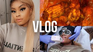 VLOG| SEAFOOD BOIL, LASER HAIR REMOVAL &amp; VIBES!