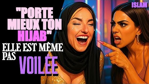 Elle porte même PAS LE VOILE ! Elle croit que je suis Musulm@ne