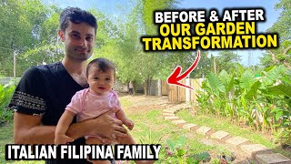 GARDEN MAKEOVER! LAST TIME YOU WILL SEE THIS IN OUR HOUSE! ITALIAN FILIPINA FAMILY