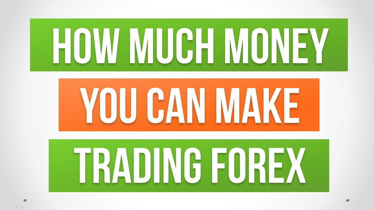 How much can you make trading forex