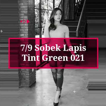 7per9 sobek lapis tint green 021 / Celana Jeans Wanita / Ripped Jeans