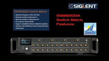 Siglent Multiport SSM5000A Series RF Switch Matrix