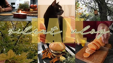 Slow living silent vlog | Autumn slow living vlog | Fall cooking silent vlog